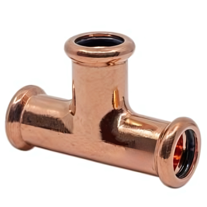 Press Fit M Profile Equal Tee WRAS (108mm)