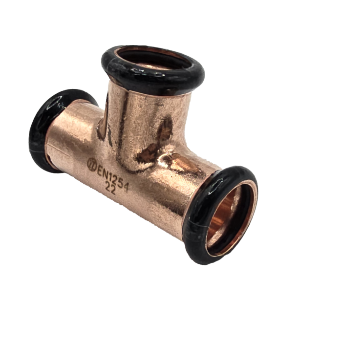 Lawton Press Fit M Profile Equal Tee WRAS (54mm)