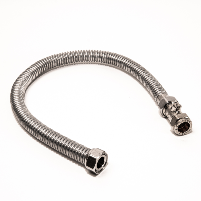 Ridgeline Flexible Connector (ISO: 15mm ISO x 1/2 Inch BSP Female x 500mm)