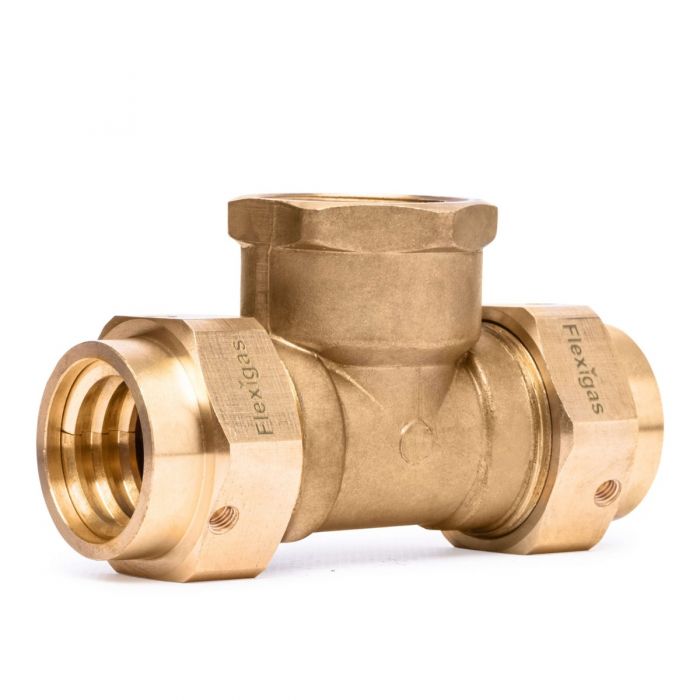 Flexigas TF22-34, 22mm x 3/4 Inch Female Adaptor Tee