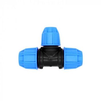 FloPlast MDPE Reducing Tee (50mm x 50mm)