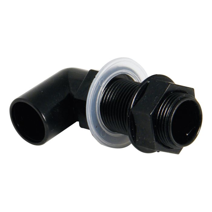 FloPlast 21.5mm Overflow Bent Tank Connector