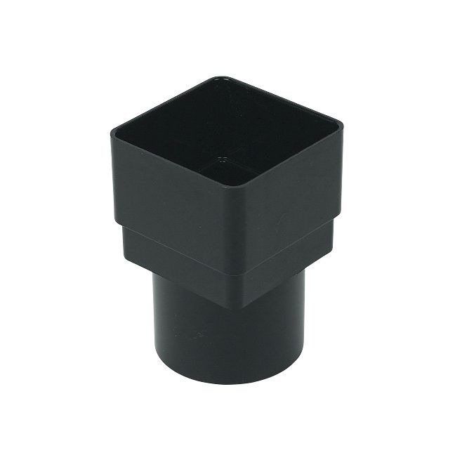 Floplast Square to Round Downpipe Adaptor