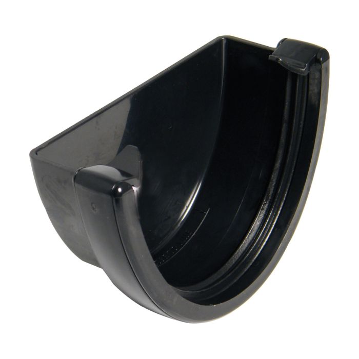 Floplast Stopend For 115mm High-Capacity Deepflow Rainwater System