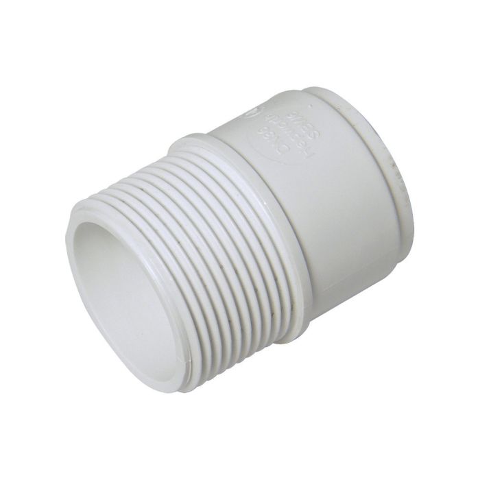 FloPlast Male Adaptor Solvent Weld White