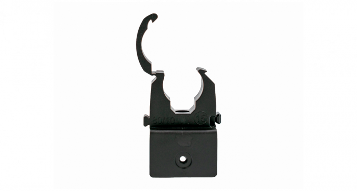 Talon Joist Fixing Pipe Clip Hinged 15mm BLACK (Box Of 100)