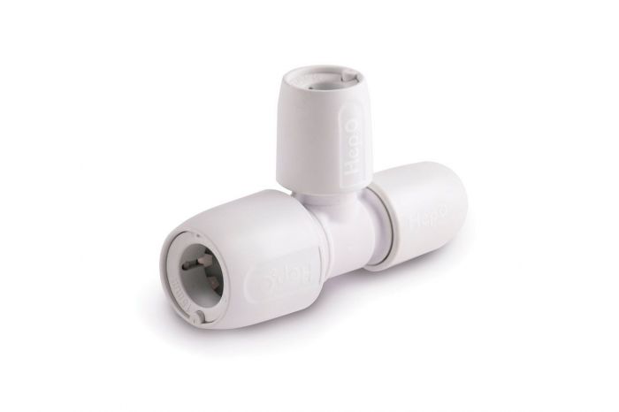 Hep2O Polybutylene Branch And End Reducing Tee (22 x 15 x 15mm)