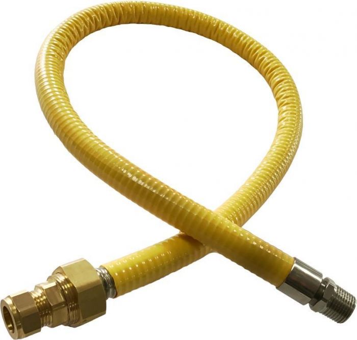 Tesla Hobflex Gas Hob Connector Kit (15mm x DN15 x 1m)