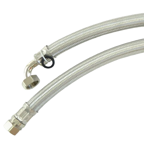Heat Pump Flexi Hose (Straight) (28mm x 750mm x 1 Inch BSPF)