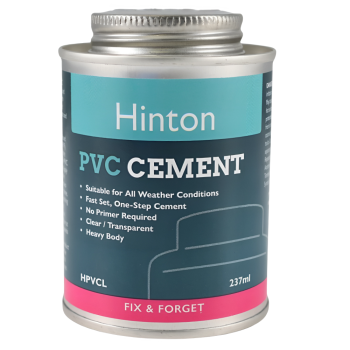 Hinton Heavy Bodied PVC Solvent Cement (237mL)