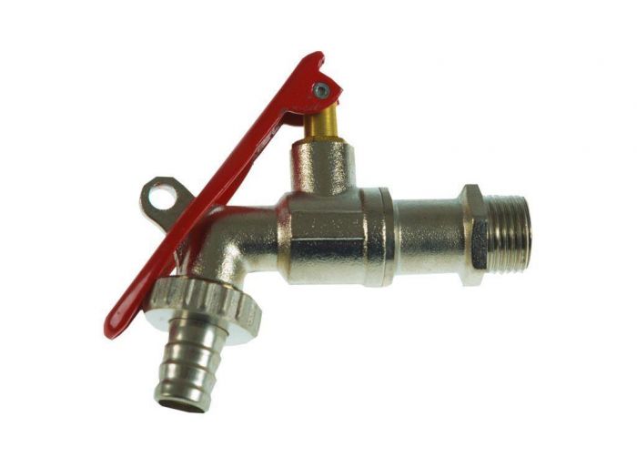 Lockable 1/2 Inch Hose Union Bib Cock Quarter Turn Lever