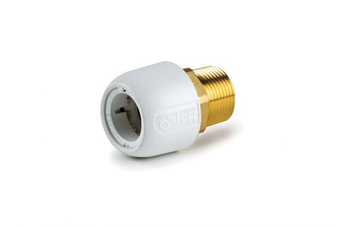 Hep2O Male Iron Adapter (15mm x 1/2 Inch)