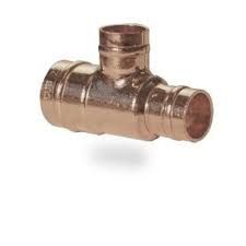 Copper Solder Ring Reduced Branch and End Tee (28 x 22 x 22mm)
