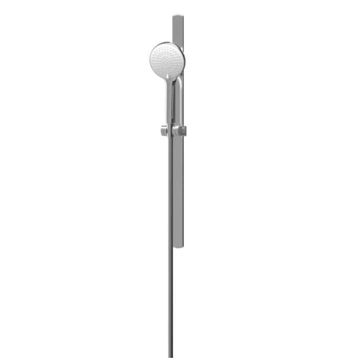 Intatec Inspiration Flat To Wall Riser Kit with Smooth Hose and 3 Function Head