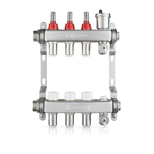 JG Speedfit LowFit UFH Manifold 3 Port (12mm)
