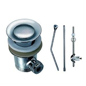 Keyplumb Lever Operated Pop Up Basin Waste Chrome (1.1/2 Inch)
