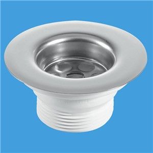 McAlpine 1.1/2 Inch x 85mm Stainless Steel Flange sink Waste