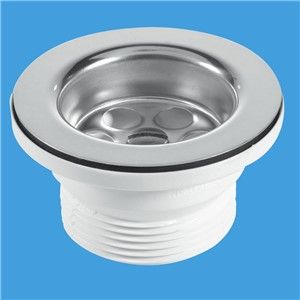 McAlpine 1.25” x 70mm Stainless Steel Bath Waste BSW9P