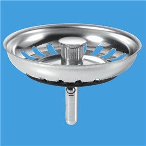 McAlpine Strainer Plug with Stemball Stainless Steel