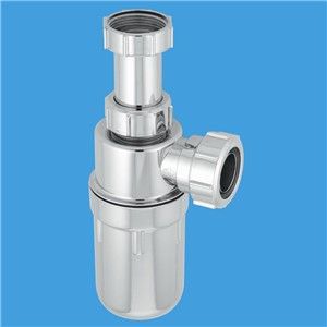 McAlpine Chrome Plated Bottle Trap (1.1/2 Inch)