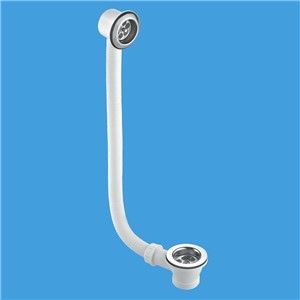 McAlpine Bath Waste and Overflow Stainless Steel (1.1/2 Inch)