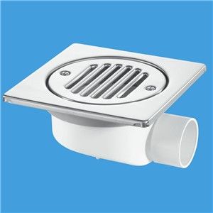 McAlpine Untrapped Floor Gully Stainless Steel