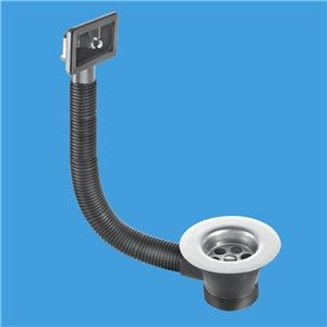 McAlpine Sink Waste and Rectangular Overflow (1.1/2 Inch)
