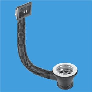 McAlpine Sink Waste and Rectangular Overflow (1.1/2 Inch)