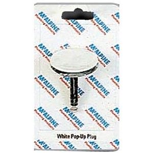 McAlpine No 14 Handipak - White Pop Up Plug