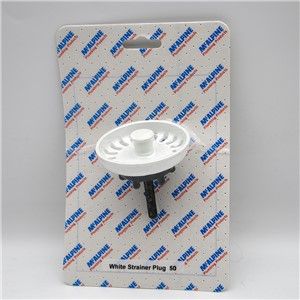 McAlpine No 49 Handipak - White Strainer Plug