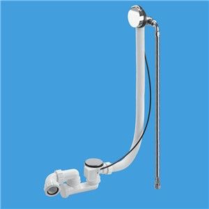 McAlpine Bath Trap With Pop Up Waste Filler and Overflow (1.1/2 Inch)