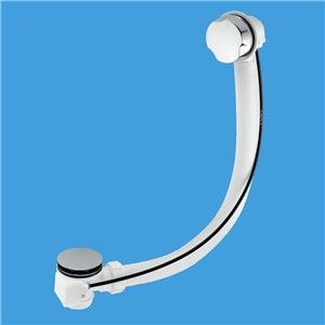 McAlpine 1.1/2 Inch Mushroom Pop Up Bath Waste Chrome Plated Brass