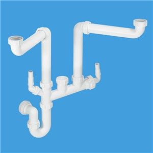 McAlpine Double Bowl Kit (Boxed) (1.1/2 Inch)