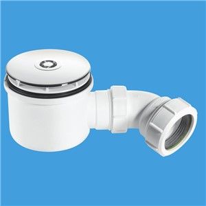 McAlpine High Flow Shower Trap Chrome Plated Brass (90mm)