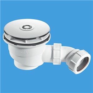 McAlpine Shower Trap Chrome Plated Plastic (90mm)