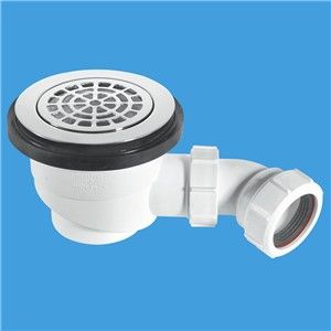 McAlpine 90mm Shower Trap Chrome Plated Brass