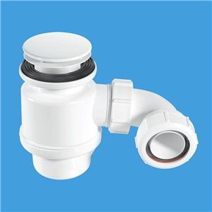 McAlpine Mushroom Top Shower Trap White STW2-M