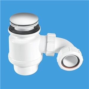 McAlpine Mushroom Top Shower Trap (Stainless Steel)