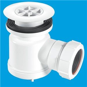 McAlpine Grid Top Shower Trap White