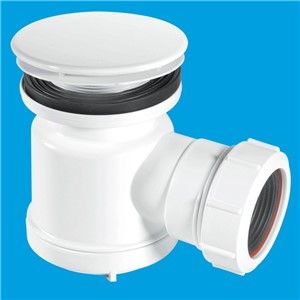 McAlpine Mushroom Top Shower Trap White