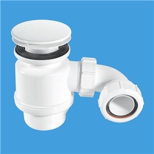 McAlpine Mushroom Top Shower Trap White