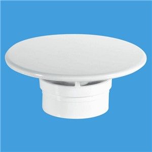 McAlpine 85mm Shower Trap Mushroom Grid White