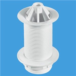 McAlpine 1.1/4 Inch Domed Urinal Waste White