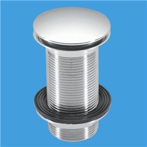 McAlpine Spring Loaded Basin Waste Unslotted (1.1/4 Inch)