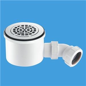 McAlpine 90mm Shower Trap Chrome Plated Brass