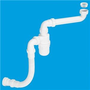 McAlpine Kit for Adjustable Height Basin or Sink (1.1/4 x 1.1/2 Inch)