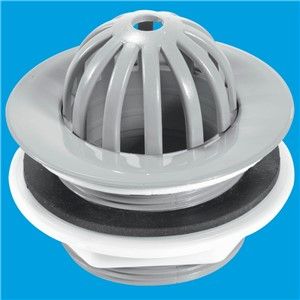 McAlpine 2 Inch Domed Urinal Waste Grey