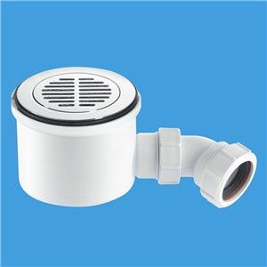McAlpine Shower Trap Chrome Plated Brass (90mm)