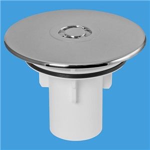 McAlpine Chrome Plated Plastic Flange And Dip Tube