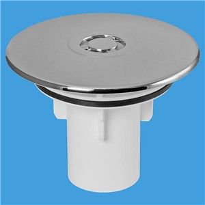 McAlpine  Chrome Plated Plastic Flange And Dip Tube ST90CPTOP+TUBE